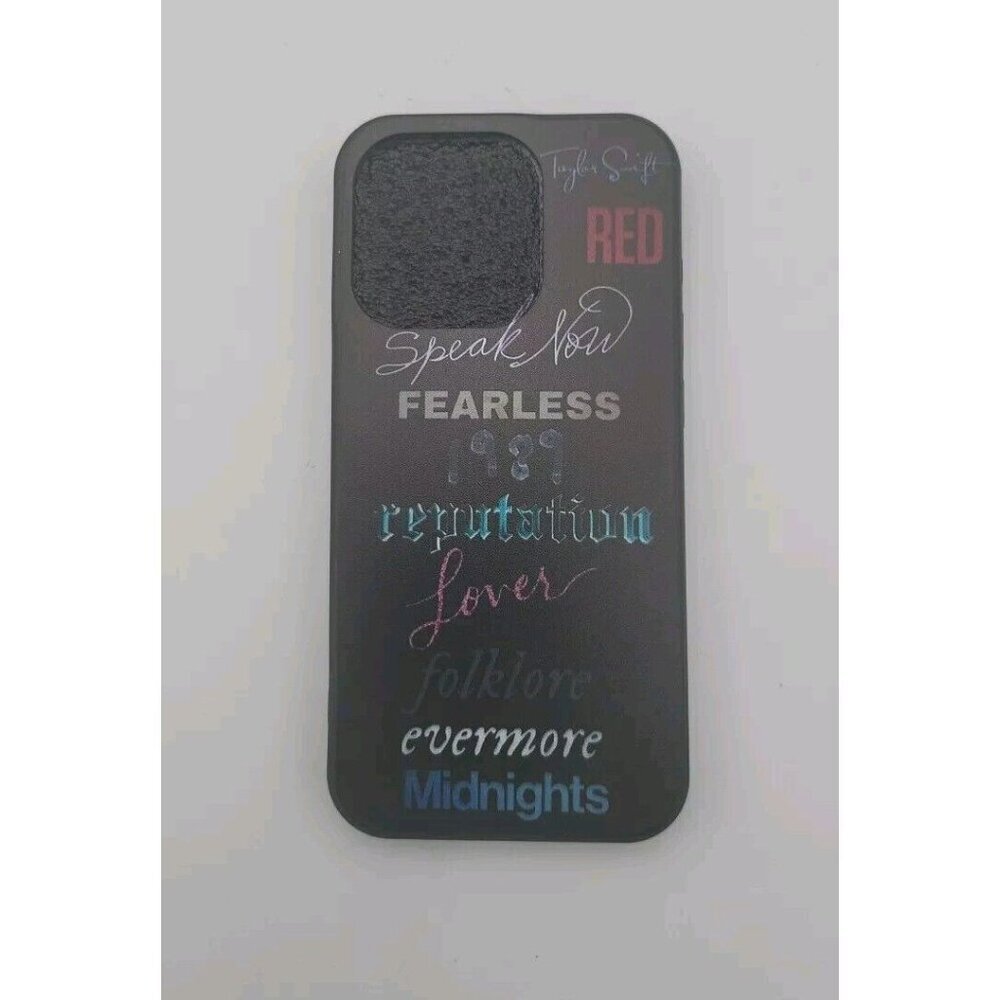 Taylor Swift Apple iPhone 15 Pro Silicone Case New Black‎ Reputation Midnights